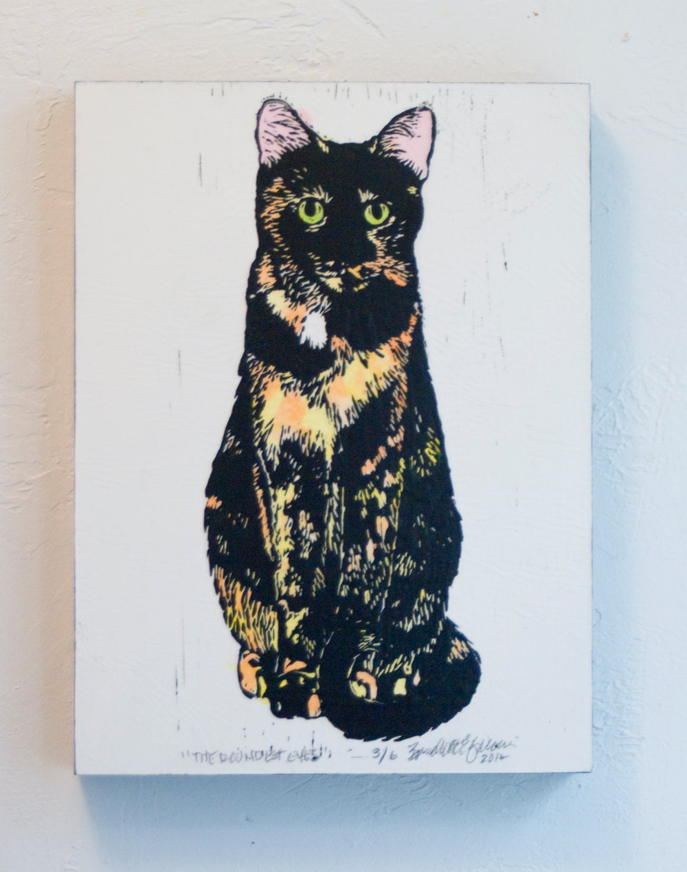 The Roundest Eyes 9x12 Wood Mount Print