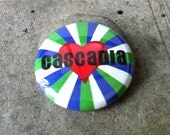 Cascadia Love - 1-inch pinback button