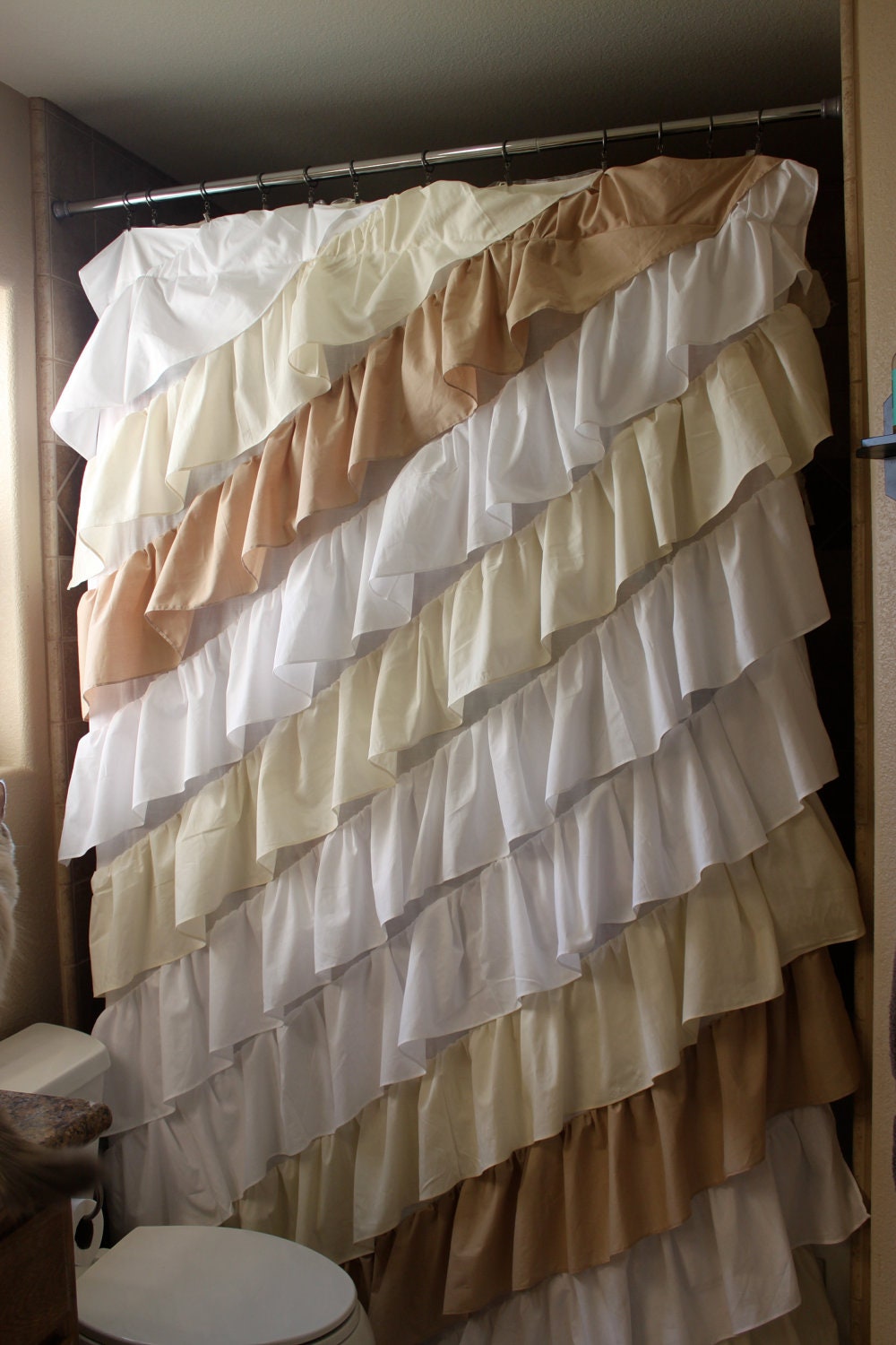 ruffle curtain panel