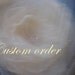Custom order for Lindsey Flower and netting vintage wedding bridal hair piece lace flower Beige Ivory Fascinator pearls hair clip