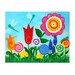 Baby Girl Nursery Art, DRAGONFLY GARDEN, Wall Art for Girls Room