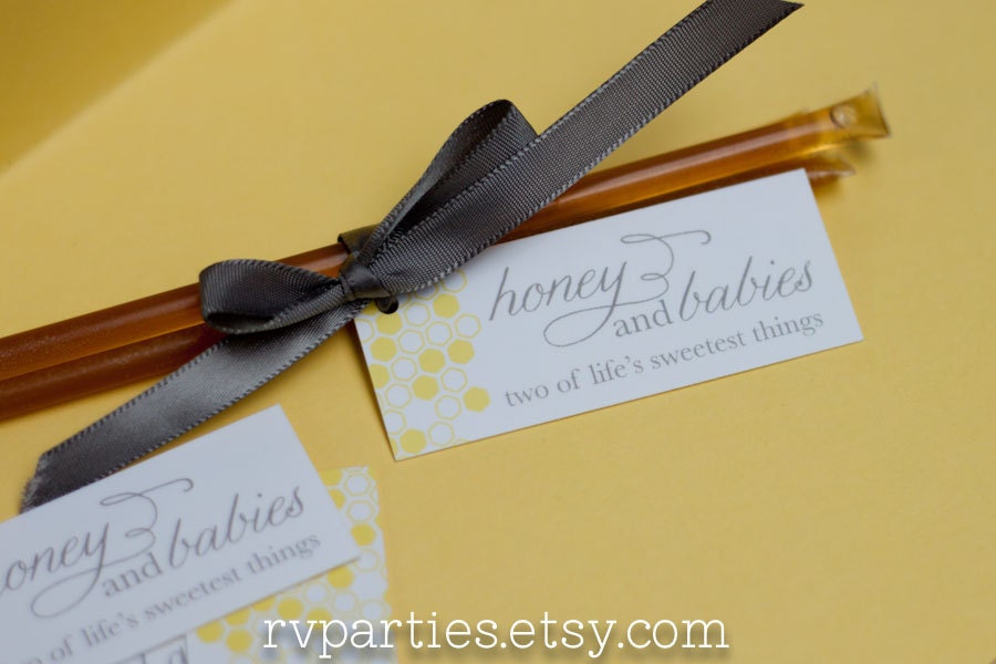 INSTANT DOWNLOAD Bumble Bee Baby Shower Honey Labels JPEG