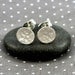 Circle stud earrings, post earrings, everyday earrings, sterling silver stud earrings, earings stud post
