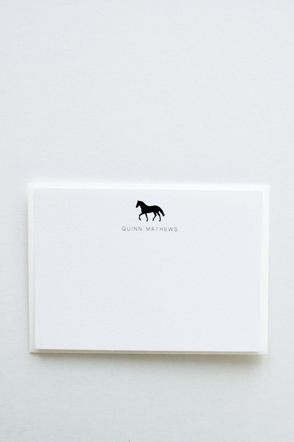 HORSE - Personalized Letterpress Stationery for Kids