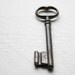 Vintage skeleton key, An old French key