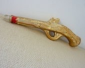 Bang Bang - Vintage Gold Glass Gun Perfume Bottle