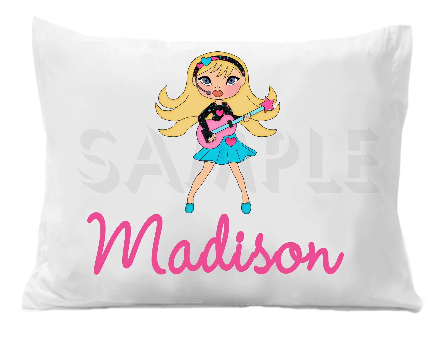 Rockstar Diva Pillow Case Personalized Pillowcase Il_570xn