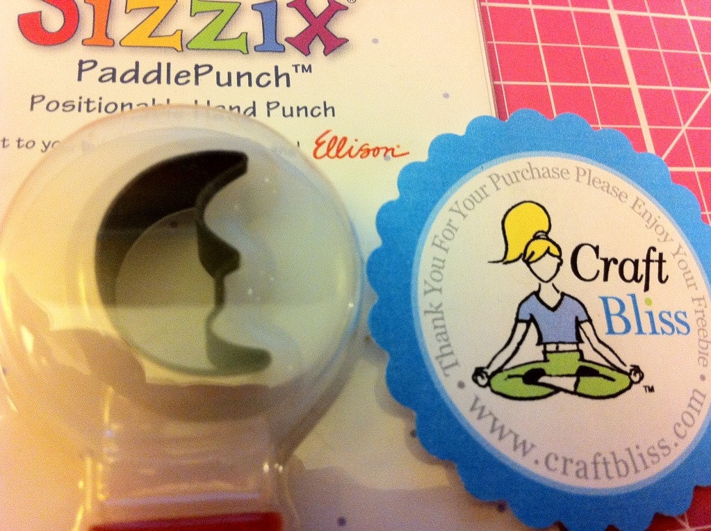 Sizzix Paddle Punch Moon Brand New In Package 38-0843 Il_570xn