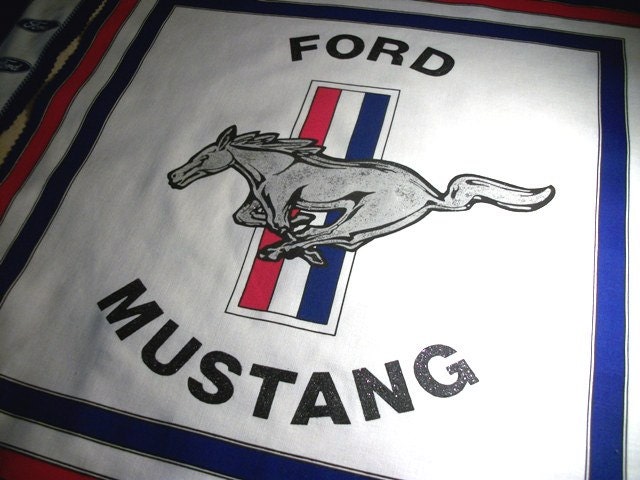 Classic ford mustang fabric #9