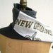 New Orleans Saints T Shirt Scarf / Black Gray / UpCycled Tees / NFL Football / OOAK / Unisex / Men / Girls / Soft / Fun / ohzie