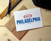 Philadelphia Neighborhoods Card - West Philly 19143