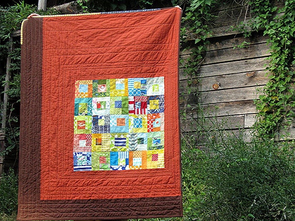 Modern I-Spy Gender Neutral Baby Quilt