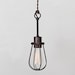 Oval Wire Bulb Cage Pendant Light Trouble Lamp Vintage Industrial Rustic Modern // Vintage Style Cloth Covered Twisted Cord & Bakelite Plug