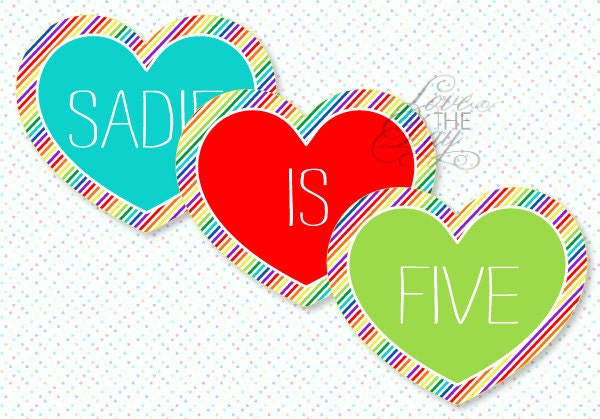 Rainbow Party PRINTABLE Yard Signs by Love The Day Il_570xn