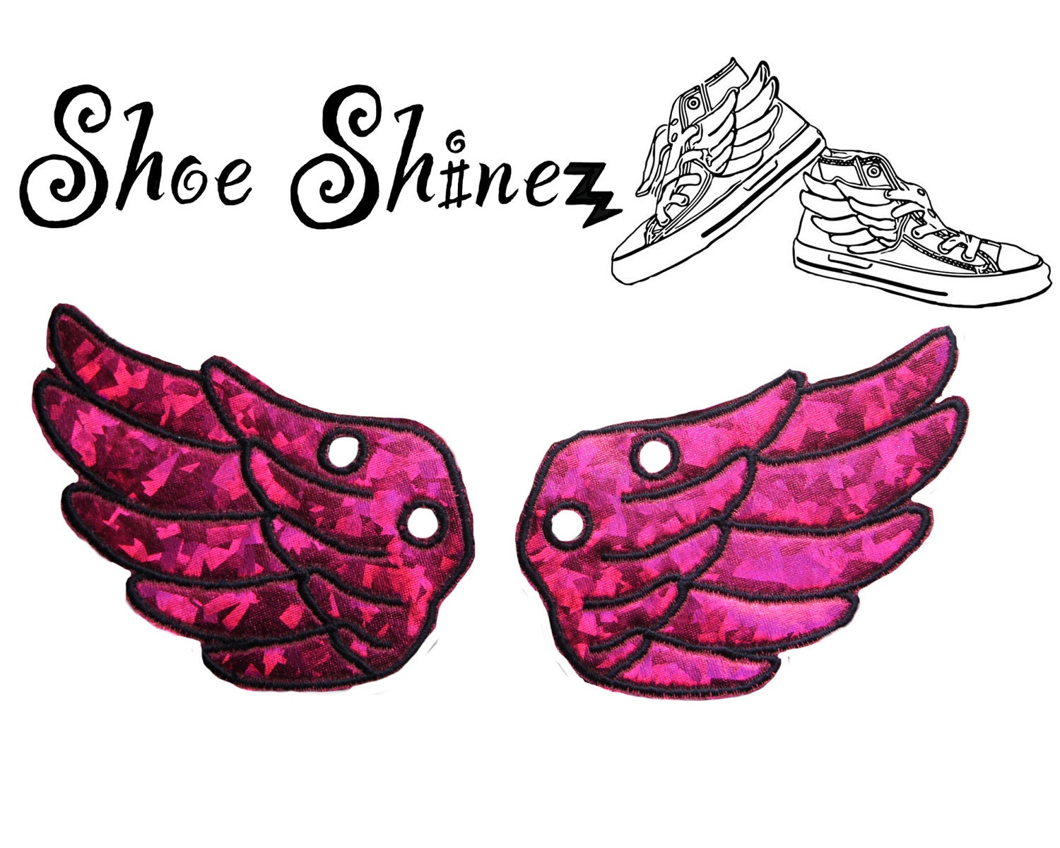 HOT like PINK Wings - for YouR SupeR HerO ---FREE Shipping---