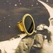 Vintage Gold & Onyx Mid Century Ring