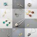 Cloud necklace, sterling silver small dainty charm pendant, everyday jewelry, by balance9