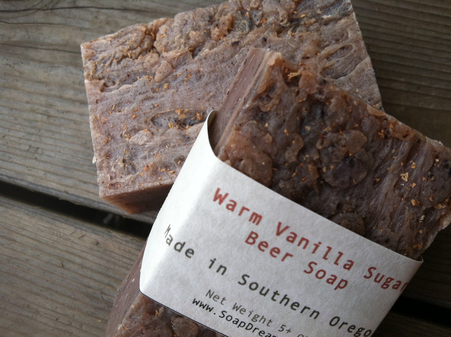Warm Vanilla Sugar Beer Soap - Vegan - Handmade Soap