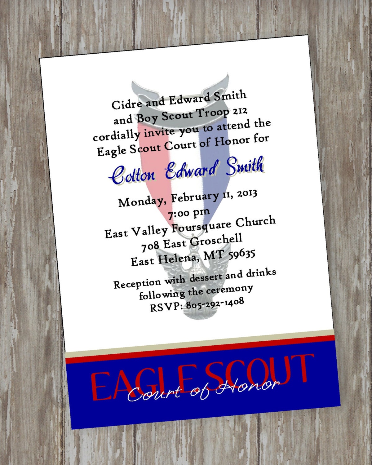 Eagle Scout by ItsAllAboutTheCards on Etsy