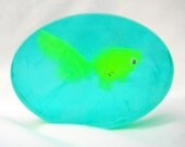 Fishy Fun Fragrant Hand crafted bar of soap Scented u-choose glycerin soap Fish in a soap