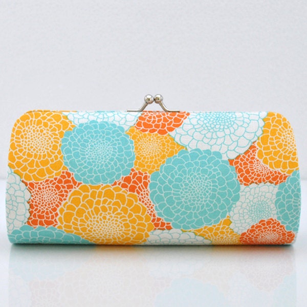 Juicy Blossoms in Fruity..Small Clutch Purse