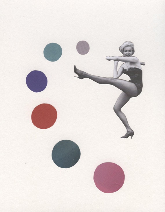 Hit and Run. Original Collage.