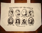 Heroes of Science Tote Bag