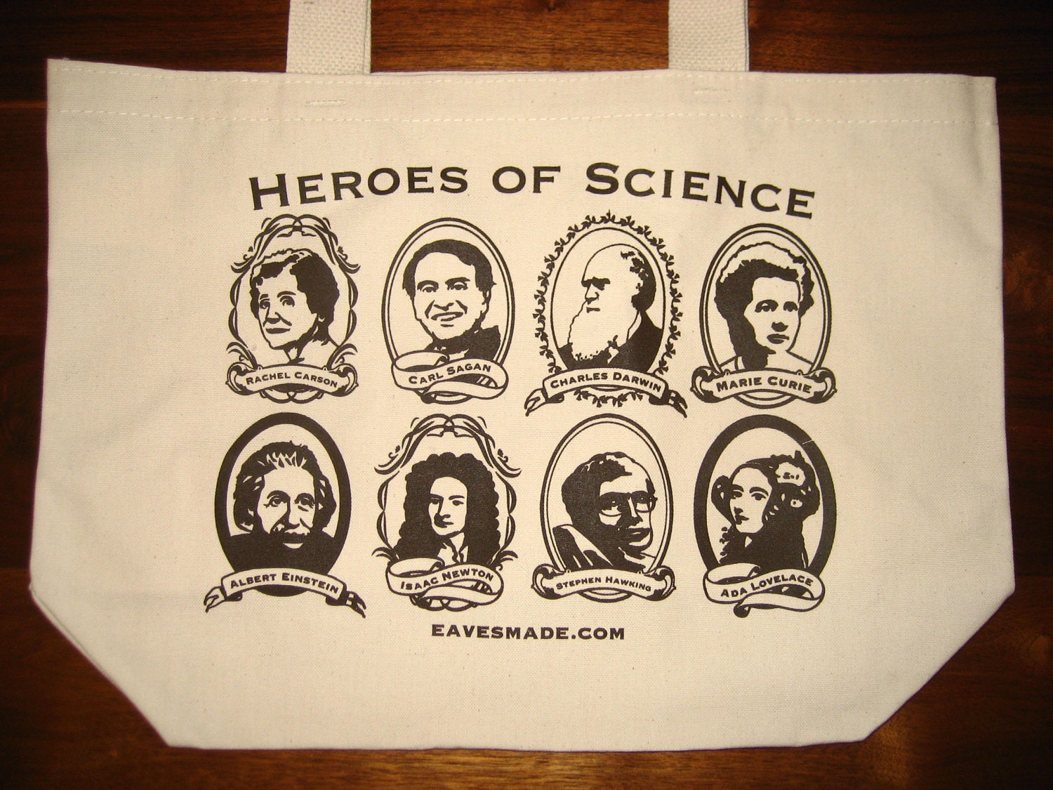 Heroes of Science Tote Bag