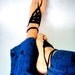 Jewelry Anklet Foot Body Hippy Chic Bracelet Fiber Crochet Dream of summer Bohemian Summer fashion White