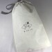 Wedding Bridal Dance Money Bag - 8x12 inch - Lovebirds with Date in black - You choose ink color and ribbon color