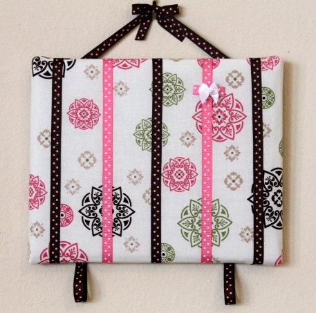 Brooke - 8 x 10 Bow Board Baby Girl Hair Clip Barrette Bow Holder Organizer Frame