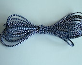Navy Blue and Silver Cord