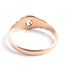 Antique 14K Rose Gold Diamond Ring -  Victorian Size 7.5 Engagement Fine Jewelry / Raised Solitaire