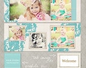 Facebook Timeline Templates - 2 banners, profile picture & tab image - Nichole Collection