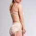 Etsy Lingerie sale , Lily Pearl Champagne silk  High waist suspender Panties - Wedding lingerie Brief