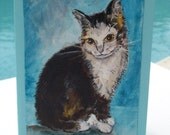 Sweet Kitty Canvas Card