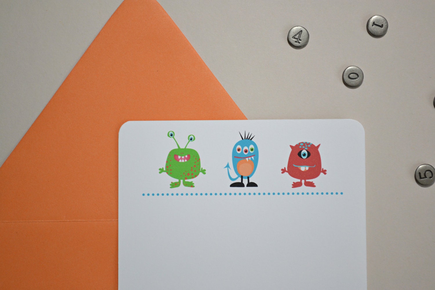 Little Monsters Note Card Set