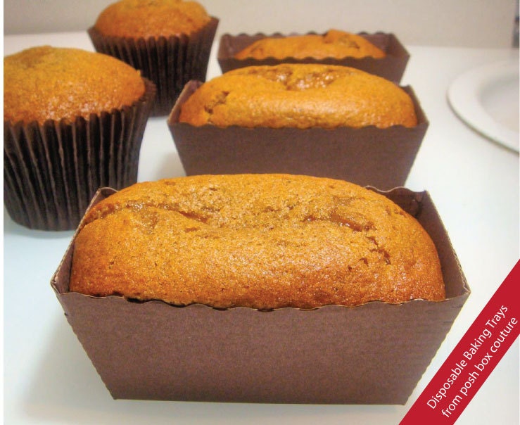 Mini Paper Loaf Baking Pans Set of 24 for cakes by Celebr8tions