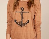 Refuse to Sink Anchor Eco Slouchy Pullover Sweater