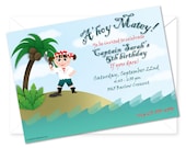 Customized and Printable Pirate Birthday Party Invitation