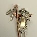Angel Spruce Is On A Journey - Repurposed Sterling, Silverware, Copper, And PMC - Art Jewelry Pendant -826