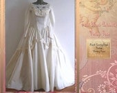 Sweet Marie Antoinette Vintage Ballroom Style Wedding Gown 1950