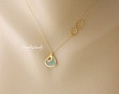 Infinity Necklace, Initial Jewelry, Personalized Initial Necklace, Eternity, Forever, Sister Necklace, Bridesmaid Gifts, Best Friend Jewelry