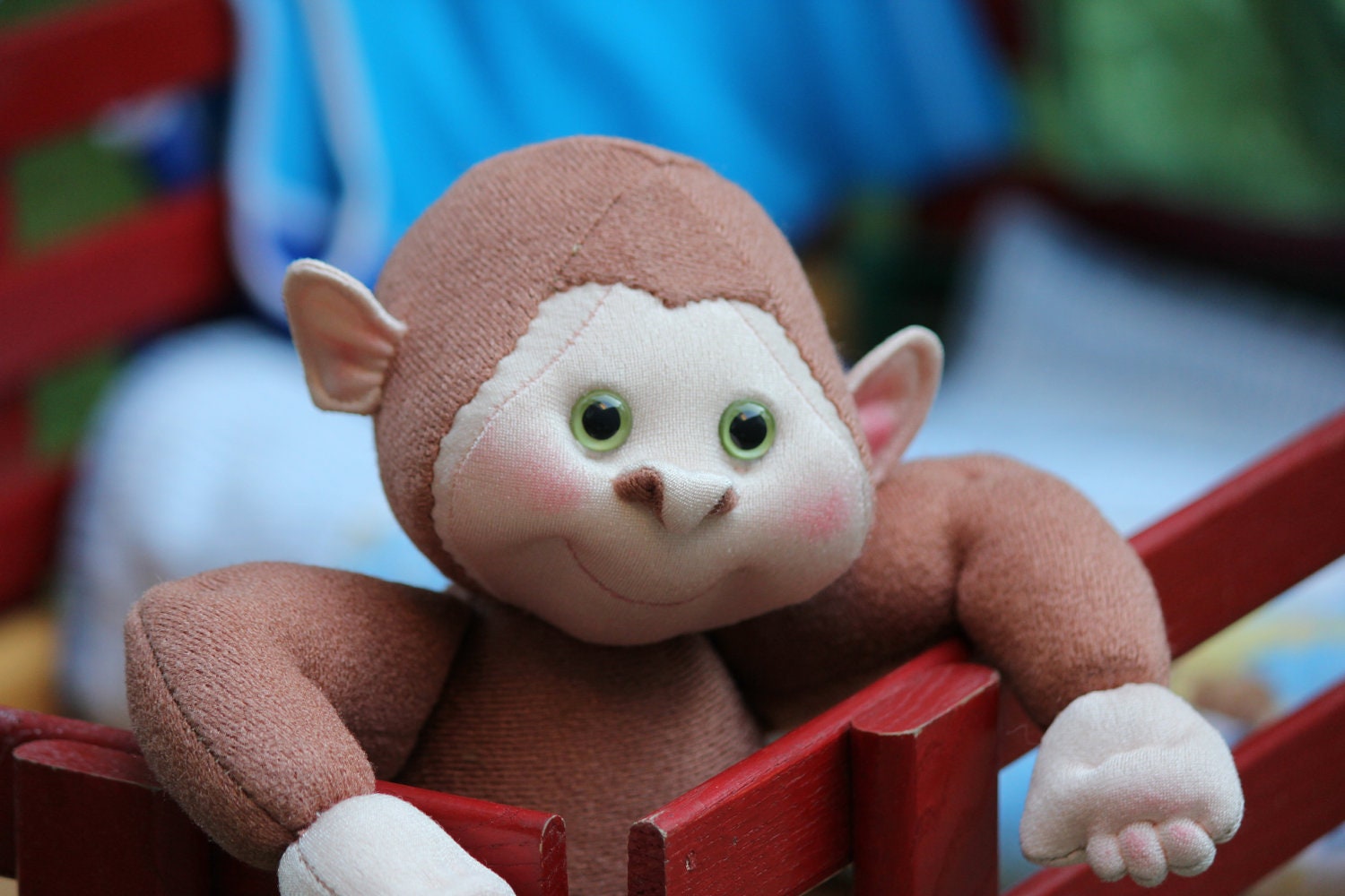 Soft Sculpture Monkey made to order - 10 inch