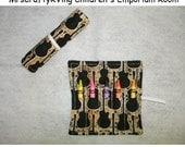 Guitar Birthday, Guitar Favor, Crayon Rollup, Favor, Music Party
