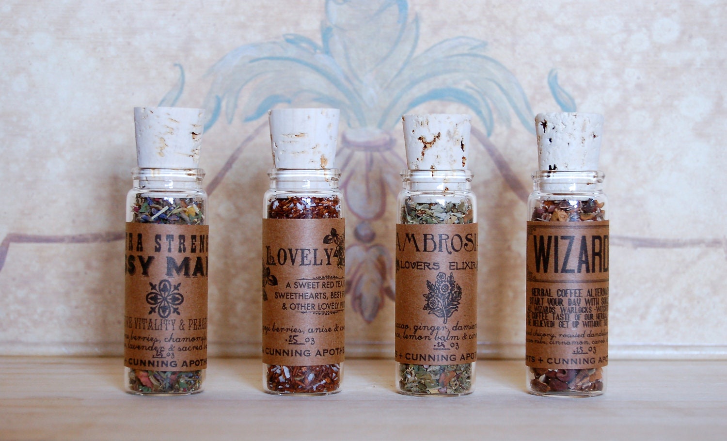 Tea Set Remedy Kit - Organic - Great for Birthdays, Handfastings, Parties, Weddings, Tea Time, & Magic