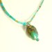 Jewelry Pendant Turquoise Stone Boulder Turquoise Heishi Sterling
