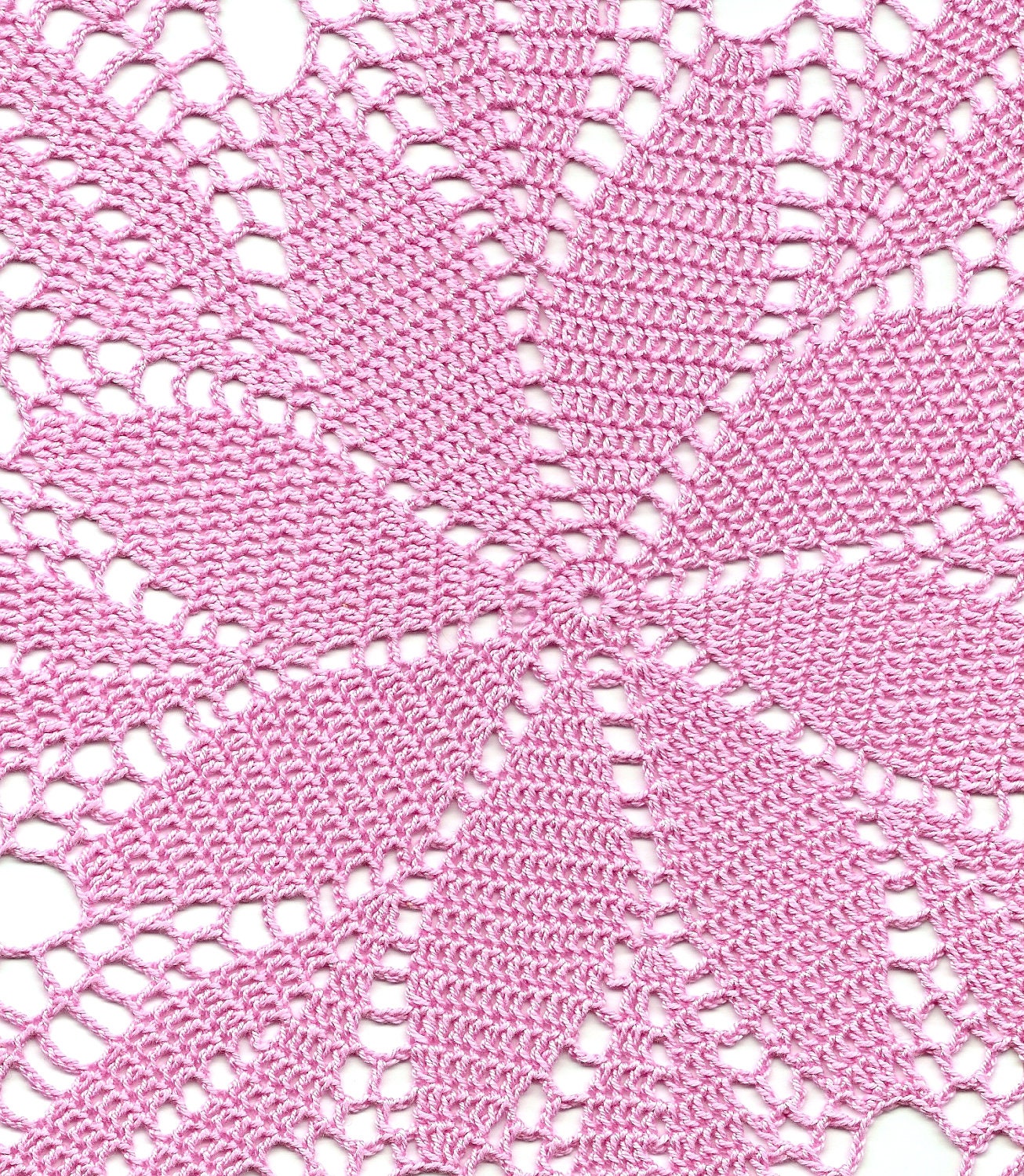 Crochet doily, lace doily, table decoration, crocheted place mat, center piece,doily tablecloth, table runner, napkin, pink