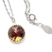 Rare Color Changing Dome Vintage Swarovski Crystal Necklace