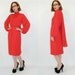 Sheer Dress Red 1980s Medium